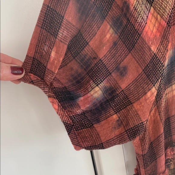 Plaid Red and Black Women's Dress - Picture 3 of 3